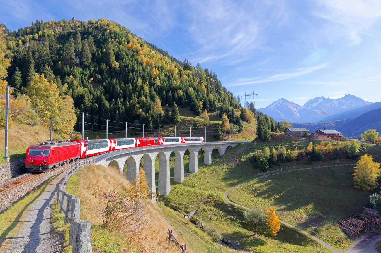 Glacier Express,瑞士采尔马特至圣莫里茨